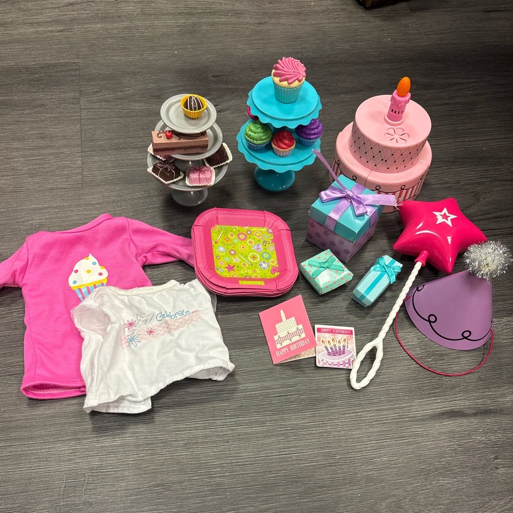 American Girl Doll Birthday Party Set